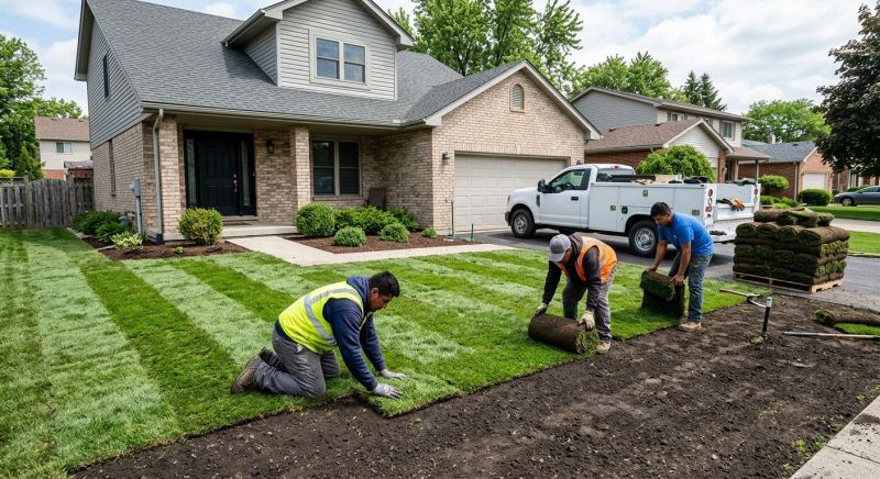 Yard Sodding in Rockwall, TX