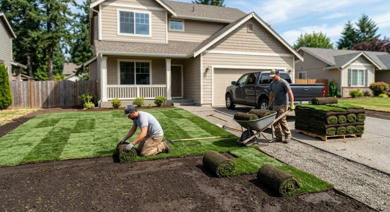 Lawn Sodding in Rockwall, TX